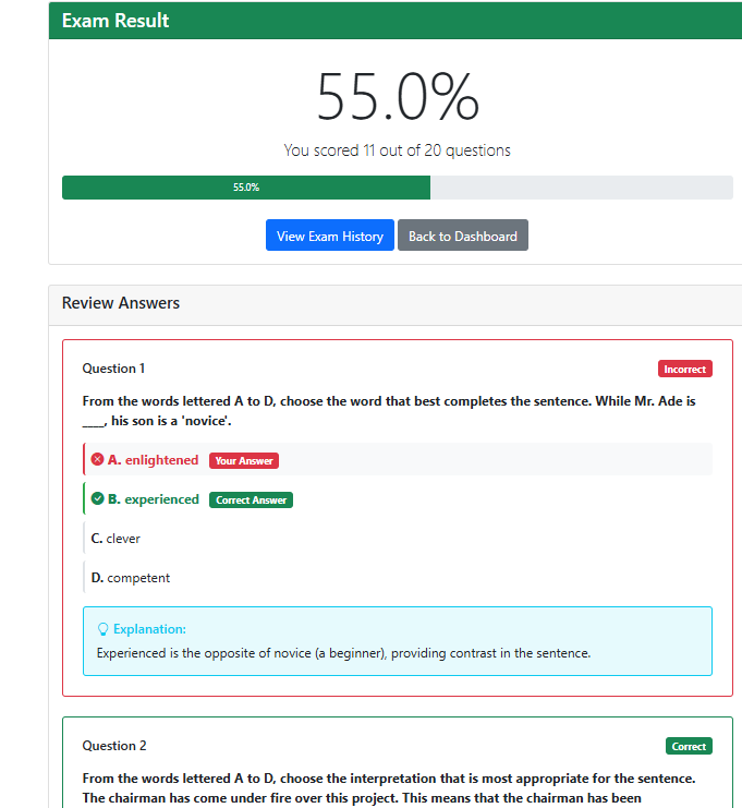 Synergy CBT Dashboard
